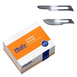 Lâmina de Bisturi – Caixa com 100 Unidades